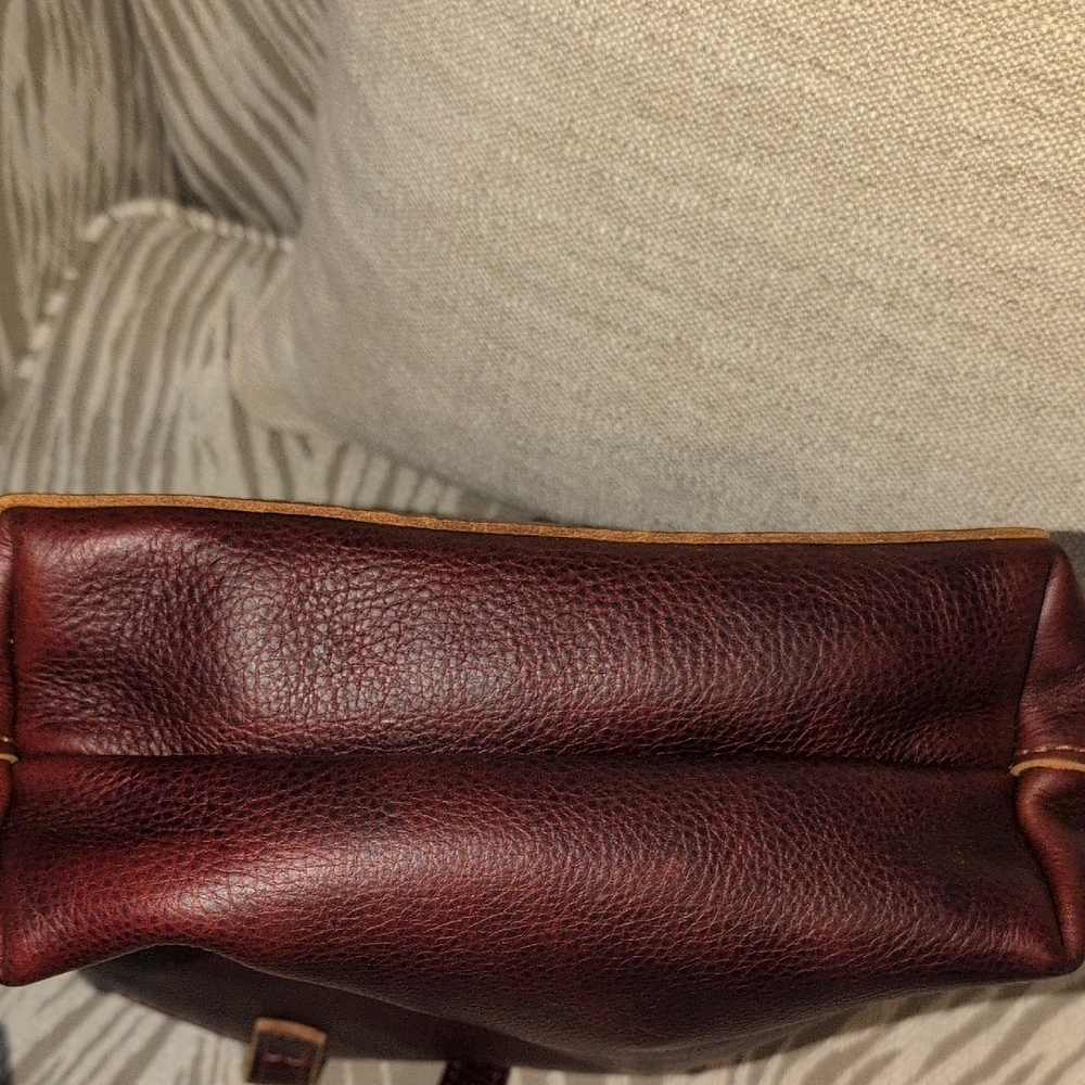 Portland Leather Goods Nutmeg Full Grain Leather Crossbody Or Handle Carry - Picture 10 of 10